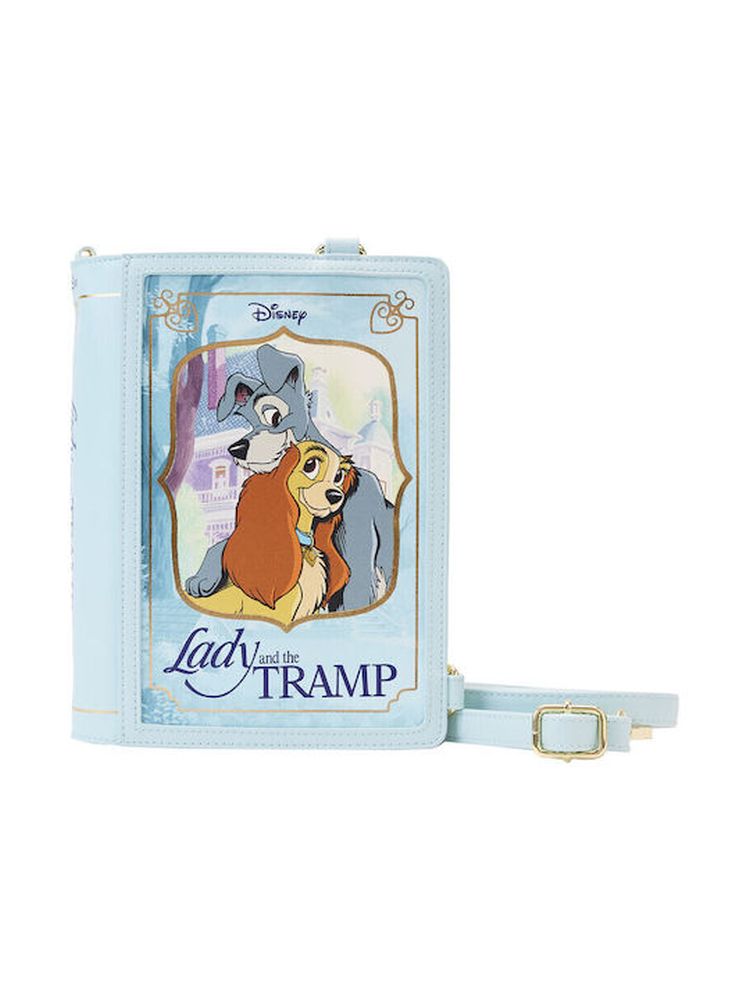 Loungefly Disney - Lady And The Tramp Classic Book Convertible Crossbody Bag (WDTB2738)