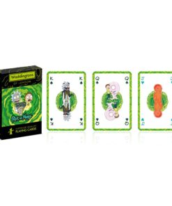 Winning Moves: Waddingtons No.1 - Rick and Morty Playing Cards NEW 2022 (WM02910-EN1)
