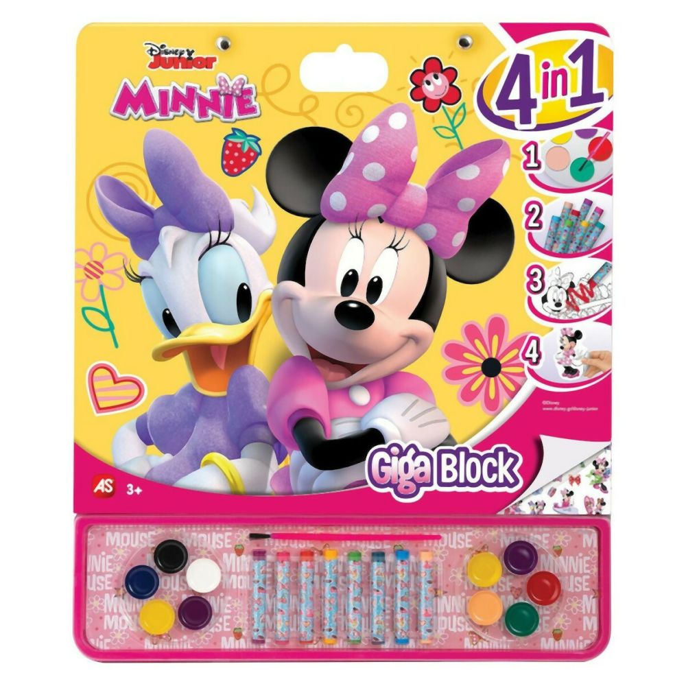 AS Disney Junior Drawing Giga Block: 4 in 1 Minnie Mouse (1023-62733)