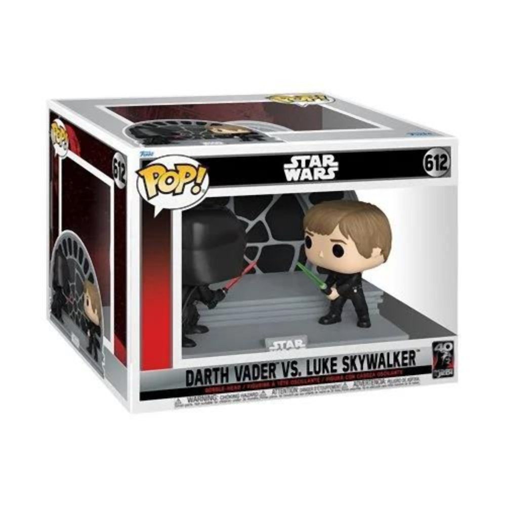 Funko Pop! Moment: Disney Star Wars Return of the Jedi 40th - Darth Vader vs Luke Skywalker #612 Bobble-Head Vinyl Figures