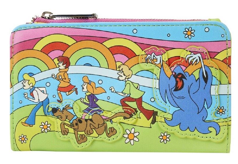 Loungefly Scooby Doo - Psychedelic Monster Chase Gitd Flap Wallet (SBDWA0005)