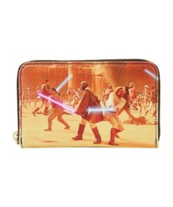 Loungefly Disney Star Wars - Episode Two Attack of the Clones Scene Zip Around Wallet (STWA0238)