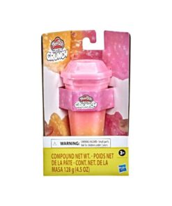 Hasbro Play-Doh: Crystal Crunch - Hot Pink Orange Single Can (F5162)