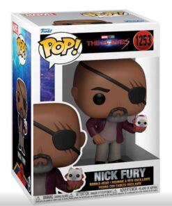Funko Pop! The Marvels - Nick Fury #1253 Bobble-Head Vinyl Figure
