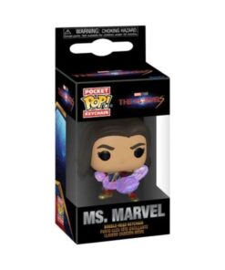 Funko Pocket Pop!: The Marvels - Ms. Marvel Bobble-Head Vinyl Figure Keychain