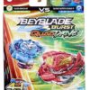 Hasbro Beyblade Burst: Quad Drive 4 in 1 - Gilded Nemesis N7 VS Salvage Valtryek Rashad V7 (F4491)