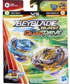Hasbro Beyblade Burst: Quad Drive 4 in 1 - Vanish Cobra C7 VS Katana Muramasa M7 (F4488)