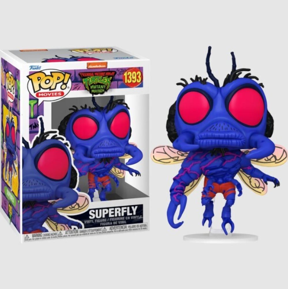 Funko Pop! Movies: Teenage Mutant Ninja Turtles Mutant Mayhem - Superfly #1393 Vinyl Figure