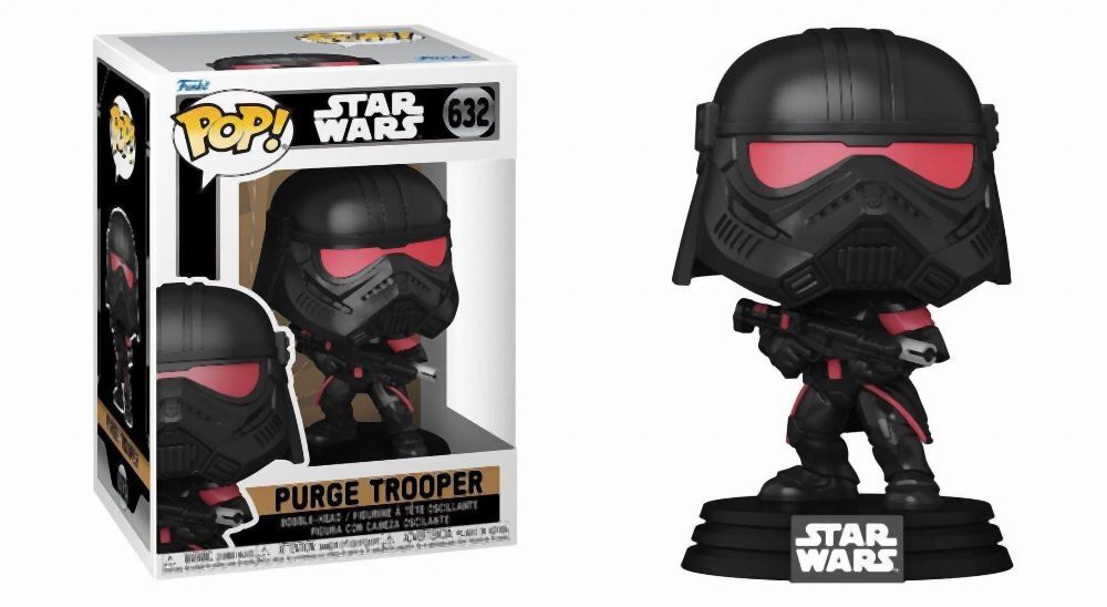 Funko Pop! Disney: Star Wars Obi-Wan Kenobi - Purge Trooper (Battle Pose) #632 Bobble-Head Vinyl Figure