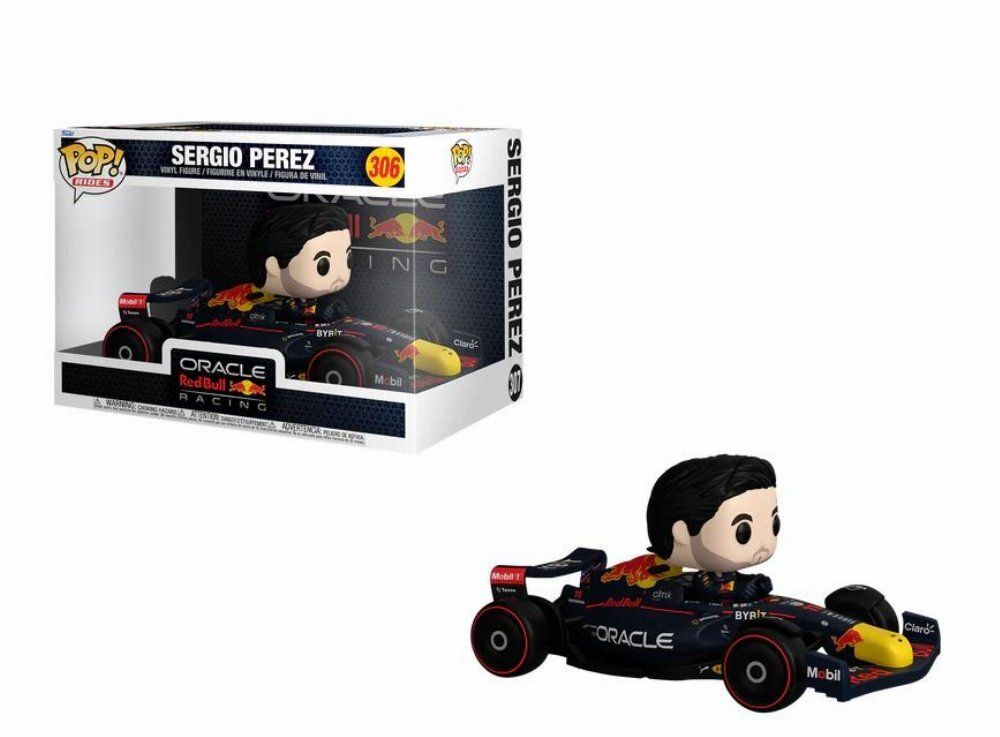 Funko Pop! Rides Super Deluxe: Formula 1 Oracle Red Bull Racing - Sergio Perez #306 Vinyl Figure