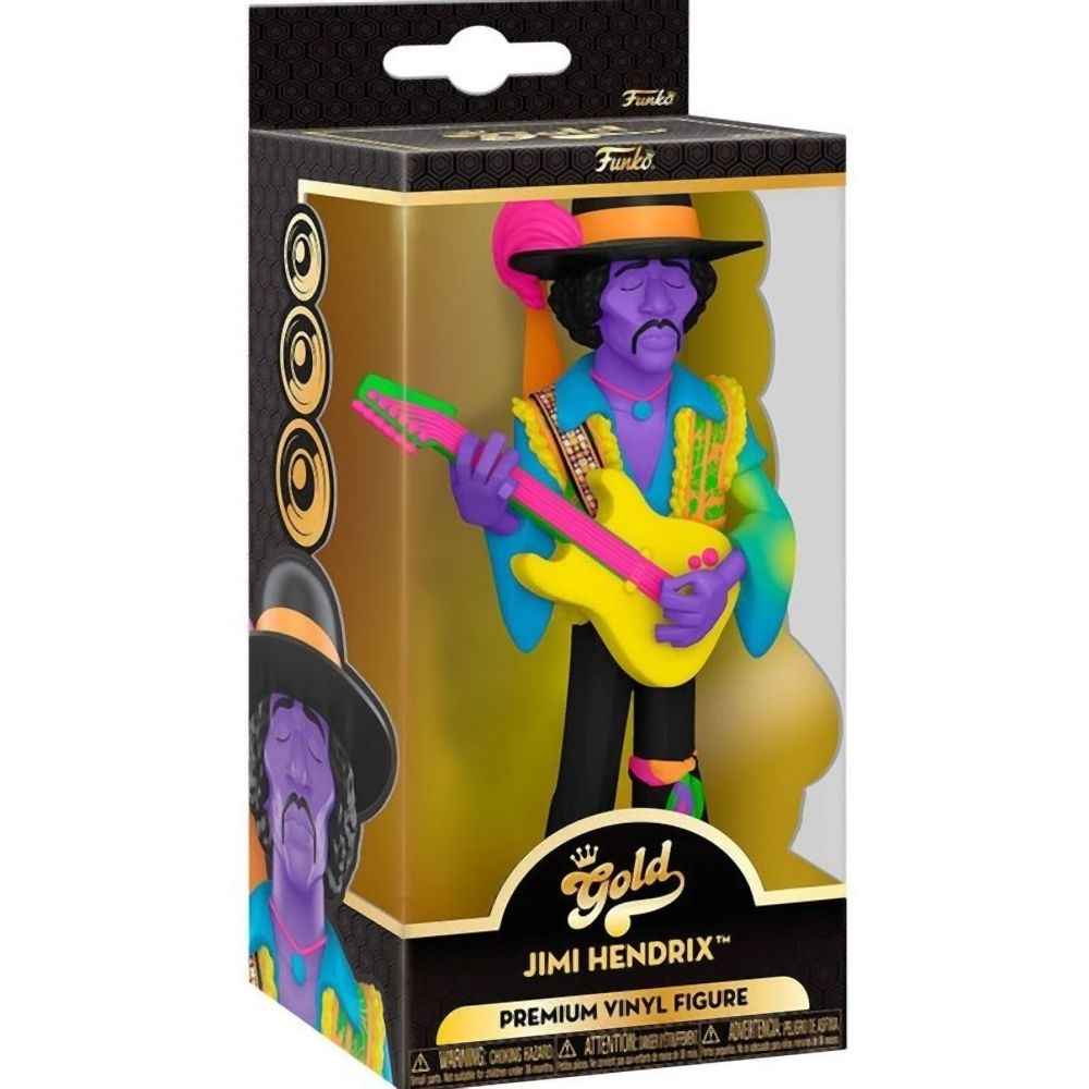 Funko Pop! Gold: Jimi Hendrix (Blacklight) Premium Vinyl Figure (5)