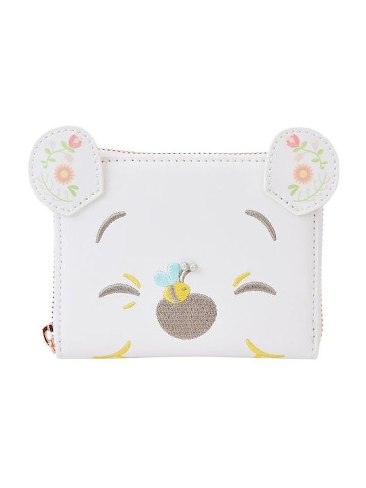Loungefly Disney - Winnie The Pooh Cosplay Folk Floral Zip Around Wallet (WDWA2599)