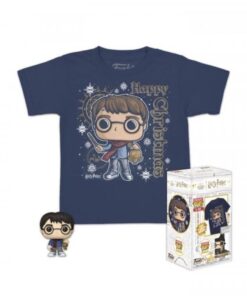 Funko Pocket Pop!  Tee (Child): Harry Potter - Holiday Harry Vinyl Figure  T-Shirt (XL)