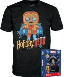 Funko Boxed Tee: Marvel - Gingerbread Iron Man (S)