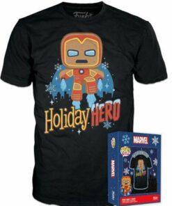 Funko Boxed Tee: Marvel - Gingerbread Iron Man (L)
