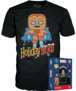 Funko Boxed Tee: Marvel - Gingerbread Iron Man (XL)