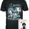 Funko Boxed Tee: Harry Potter Holiday - Ron, Hermione, Harry (S)