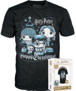 Funko Boxed Tee: Harry Potter Holiday - Ron, Hermione, Harry (S)