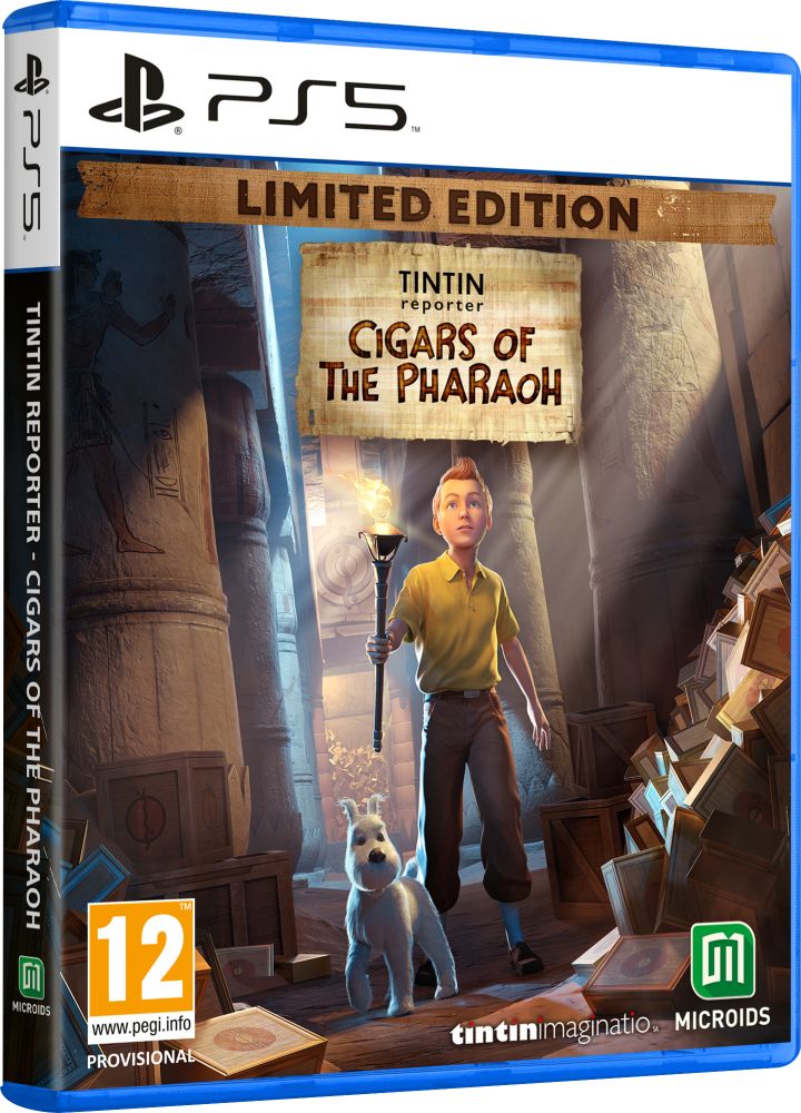PS5 TINTIN Reporter: Cigars of The Pharaoh Limited Edition