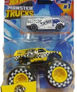 Mattel Hot Wheels Monster Trucks: Taxi Die-Cast  Truck (HKM07)