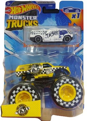 Mattel Hot Wheels Monster Trucks: Taxi Die-Cast Truck (HKM07)