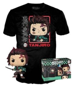 Funko Boxed Tee: Demon Sleyer - Tanjiro with Wisteria (S)