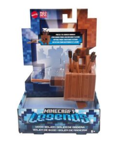 Mattel Minecraft: Legends - Wood Golem Action Figure (8cm) (GYR82)