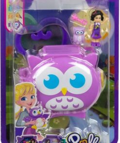Mattel Polly Pocket Mini: Pet Connects - Unicorn Compact Playset (HHW31)