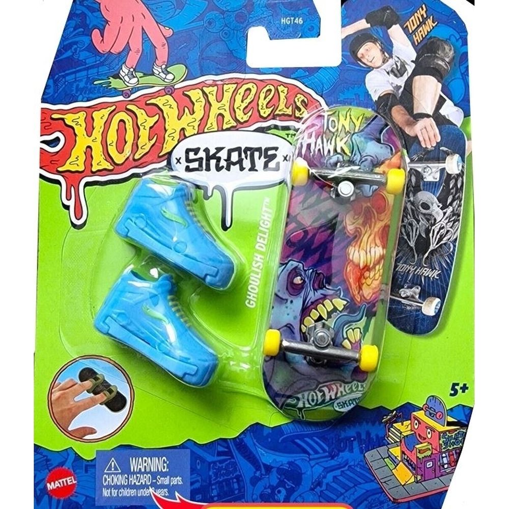 Mattel Hot Wheels: Skate - Ghoulish Delight Tony Hawk Fingerboard Set (HNG45)