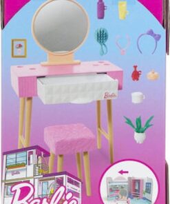 Mattel Barbie: Furniture and Accessory Pack - Vanity Theme (HJV35)