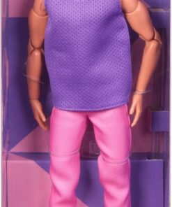 Mattel Barbie Signature Looks: Ken Doll with Purple Shirt Model #17 (HJW84)
