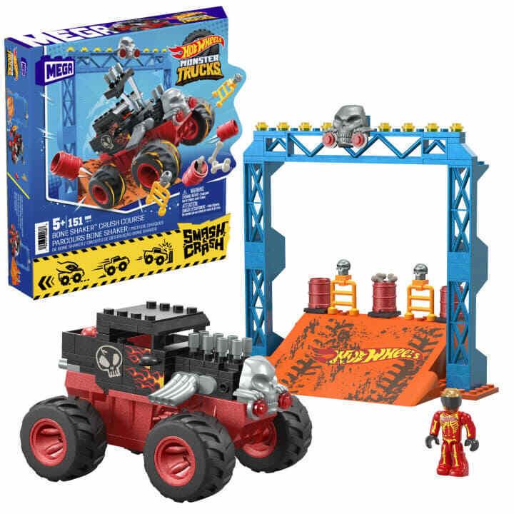 Mattel Mega Hot Wheels: Monster Trucks - Bone Shaker Crash Course (HKF87)