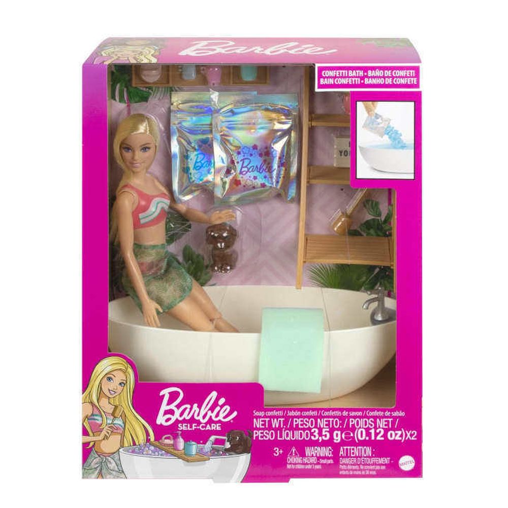 Mattel Barbie: Wellness - Confetti Bath Playset (HKT92)