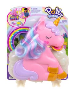 Mattel Polly Pocket Mini - Rainbow Unicorn Salon (HKV51)