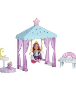 Mattel Barbie Dreamtopia: Chelsea - Chelsea Doll Nurturing Fantasy Playset (HLC27)