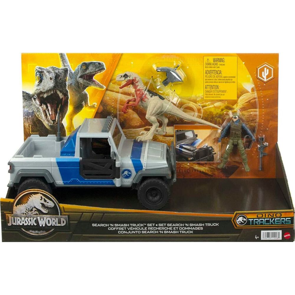 Mattel Jurassic World: Dino Trackers - Search N Smash Truck Set (HKY13)