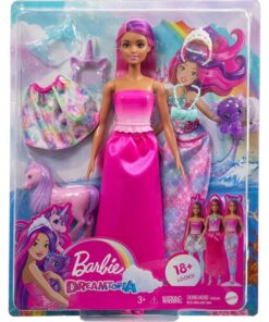 Mattel Barbie: Dress-Up Doll Mermaid Tail and Skirt (HLC28)