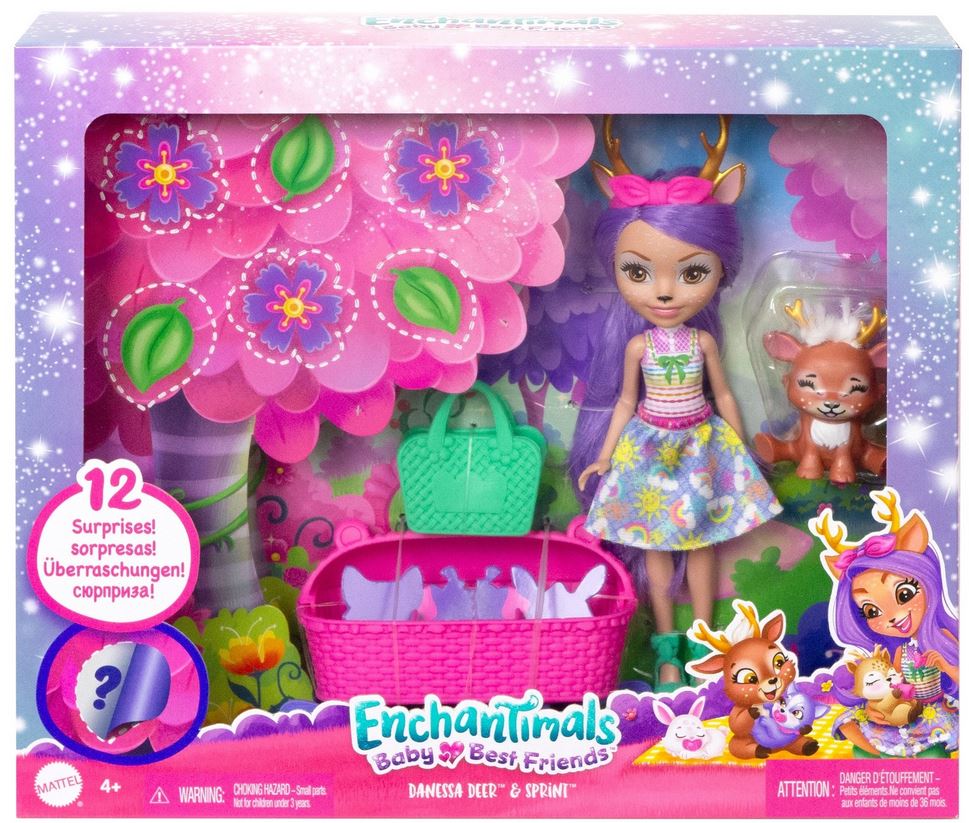Mattel Enchantimals: Baby Best Friends - Danessa Deer Sprint (HLK84)