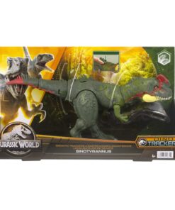Mattel Jurassic World: Gigantic Dino Trackers - Sinotyrannus Large Dinosaur Figure (HLP25)