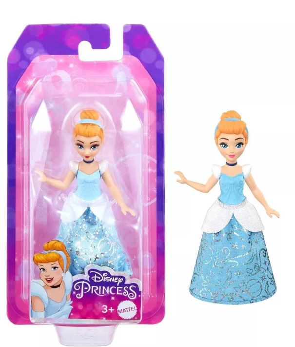 Mattel Disney: Princess - Cinderella Small Doll (9cm) (HLW73)