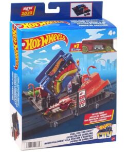Mattel Hot Wheels City - Fuel Station Shift Track Set (HKX45)