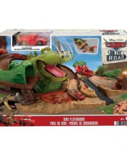 Mattel Disney: Cars On The Road - Dino Playground with Cave Lightning McQueen (HMD74)