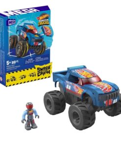 Mattel Mega Hot Wheels Monster Trucks: Smash  Crash - Race Ace Monster Truck (HMM49)