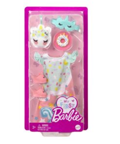 Mattel Barbie: My First Barbie - Unicorn Bedtime Pajamas Fashion Pack (HMM57)