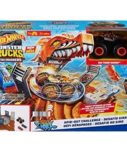 Mattel Hot Wheels Monster Trucks: Arena Smashers - Spin-Out Challenge Playset (HNB93)