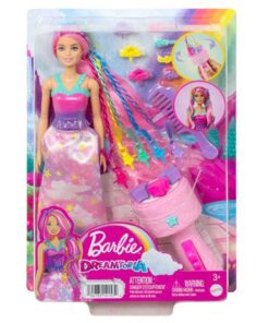 Mattel Barbie: Dreamtopia - Fantasy Hair with Braid and Twist Styling Rainbow Extensions (HNJ06)
