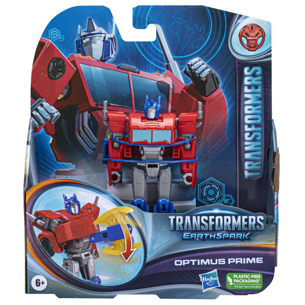 Hasbro Transformers: Earthspark Warrior Class - Optimus Prime Action Figure (F6724)