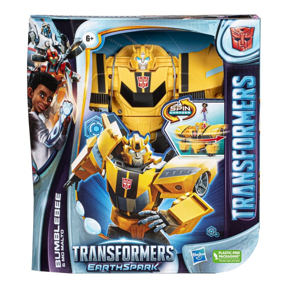 Hasbro Transformers: Earthspark Spin Changer - Bumblebee Mo Malto (F7662)