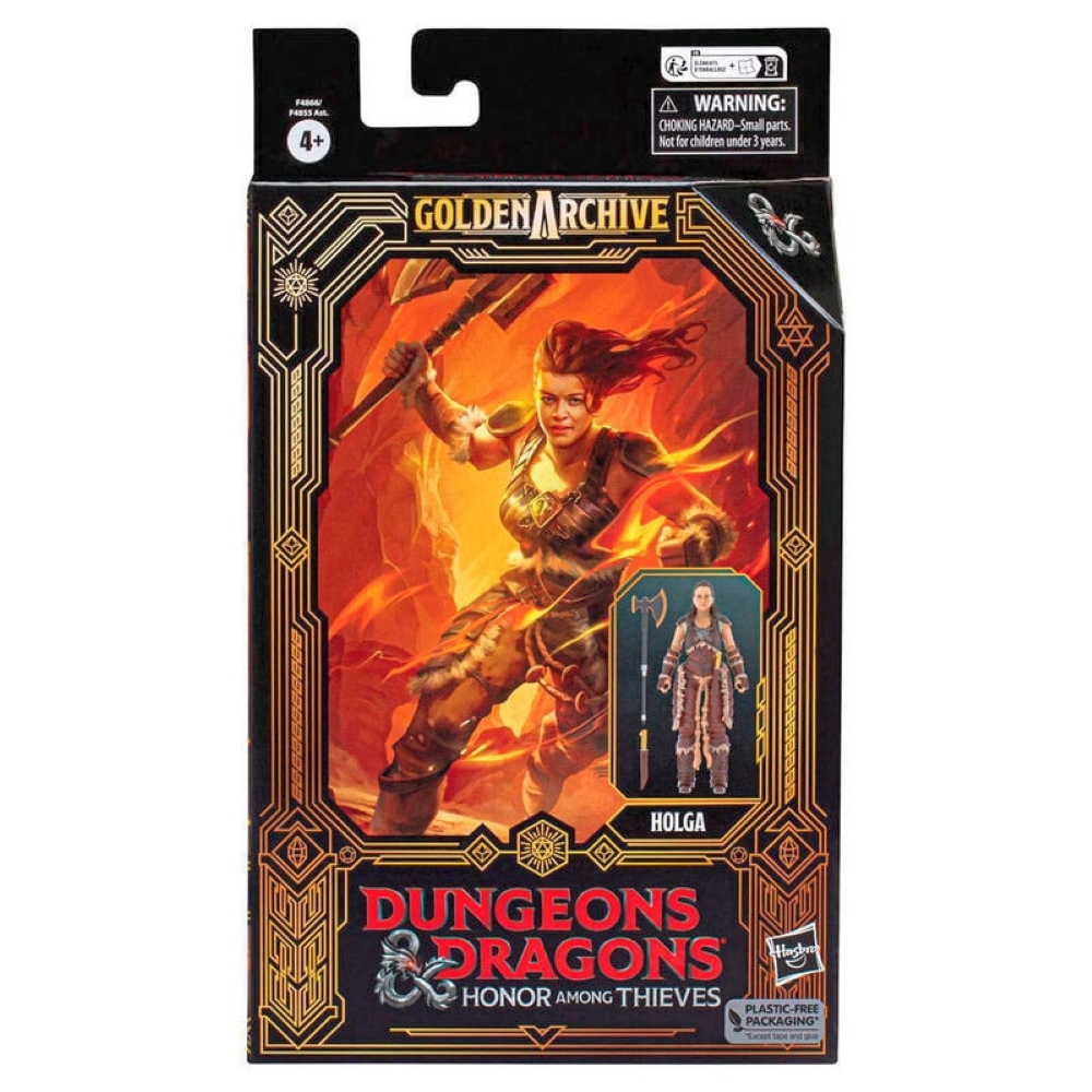 Hasbro Fans - Dungeons Dragons Honor Among Thieves: Golden Archive Action Figure - Holga (F4866)