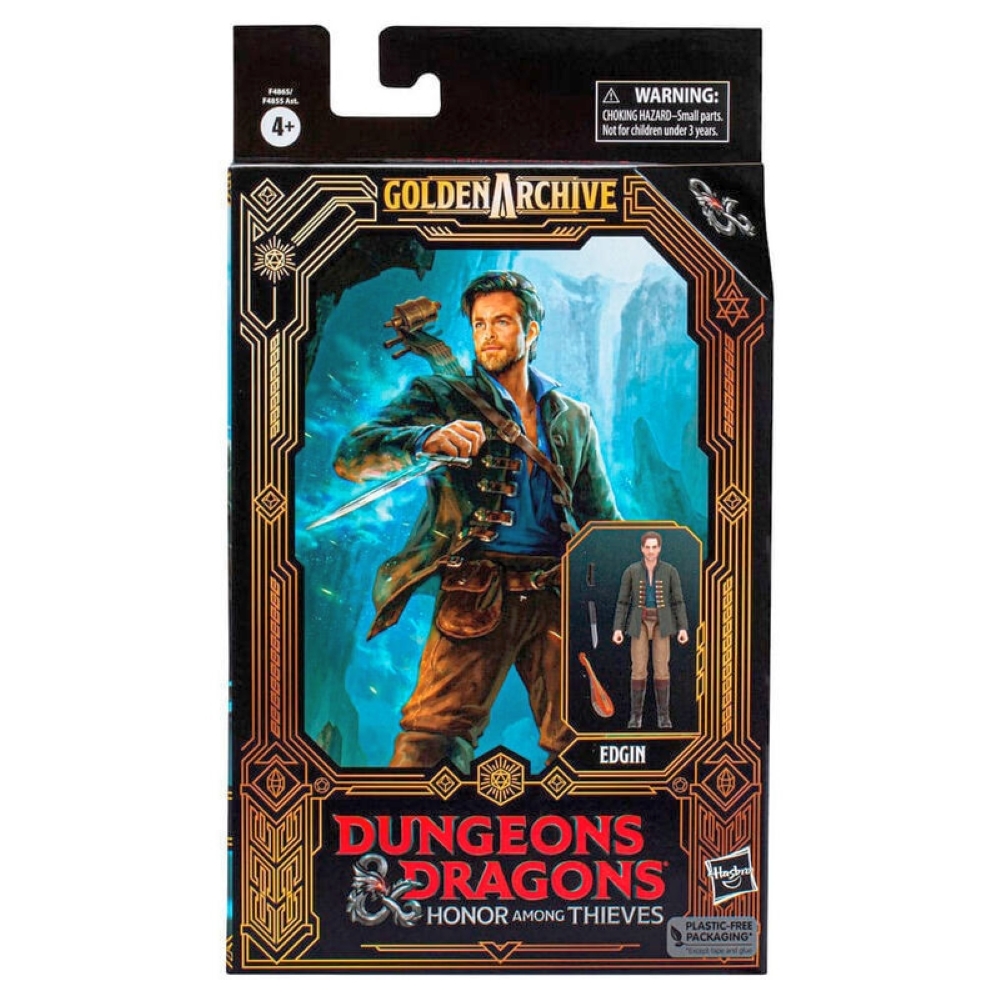 Hasbro Fans - Dungeons Dragons Honor Among Thieves: Golden Archive Action Figure - Edgin (F4865)